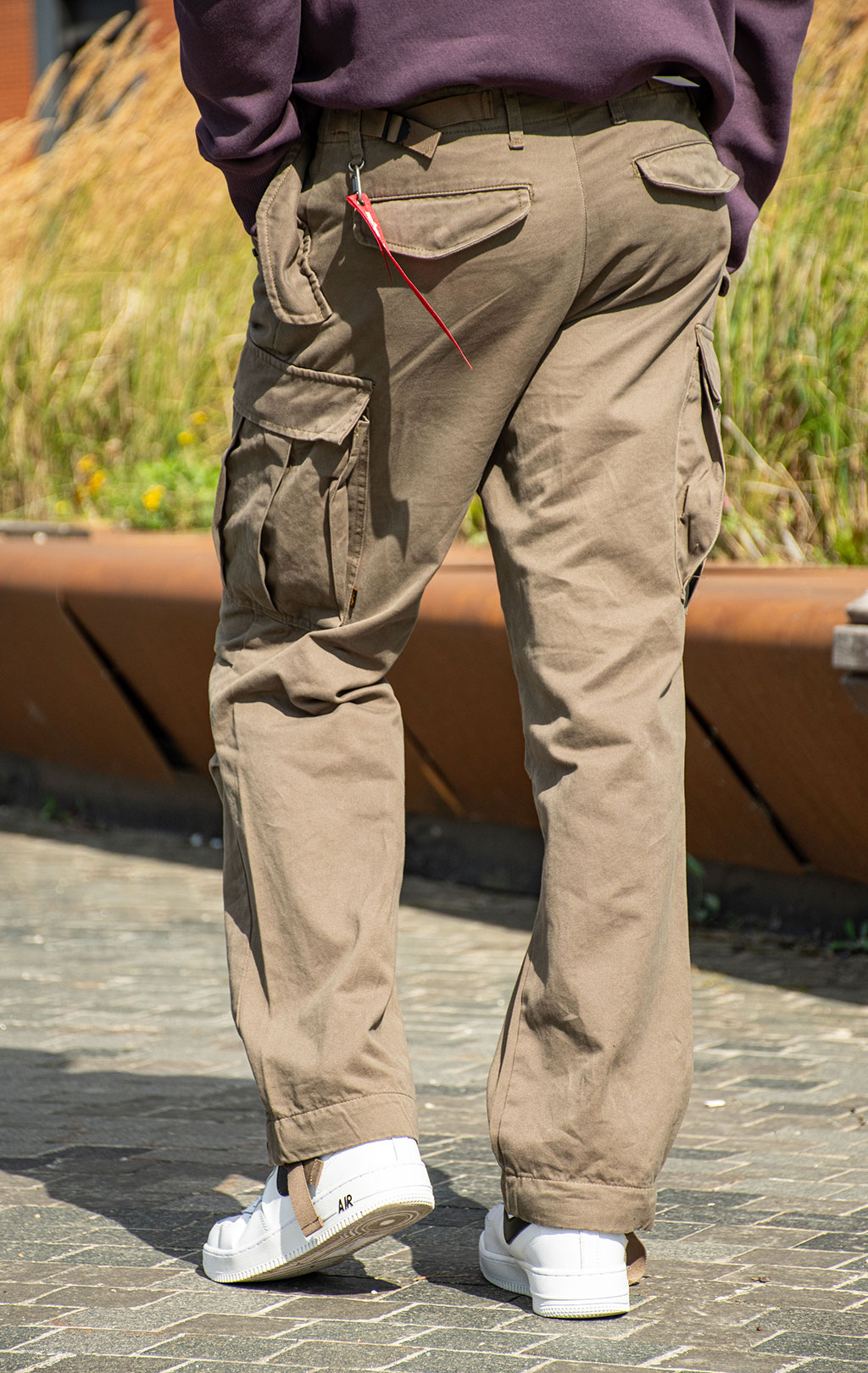 Брюки-карго парашюты ALPHA INDUSTRIES M-65 PANT плотные coyote brown 