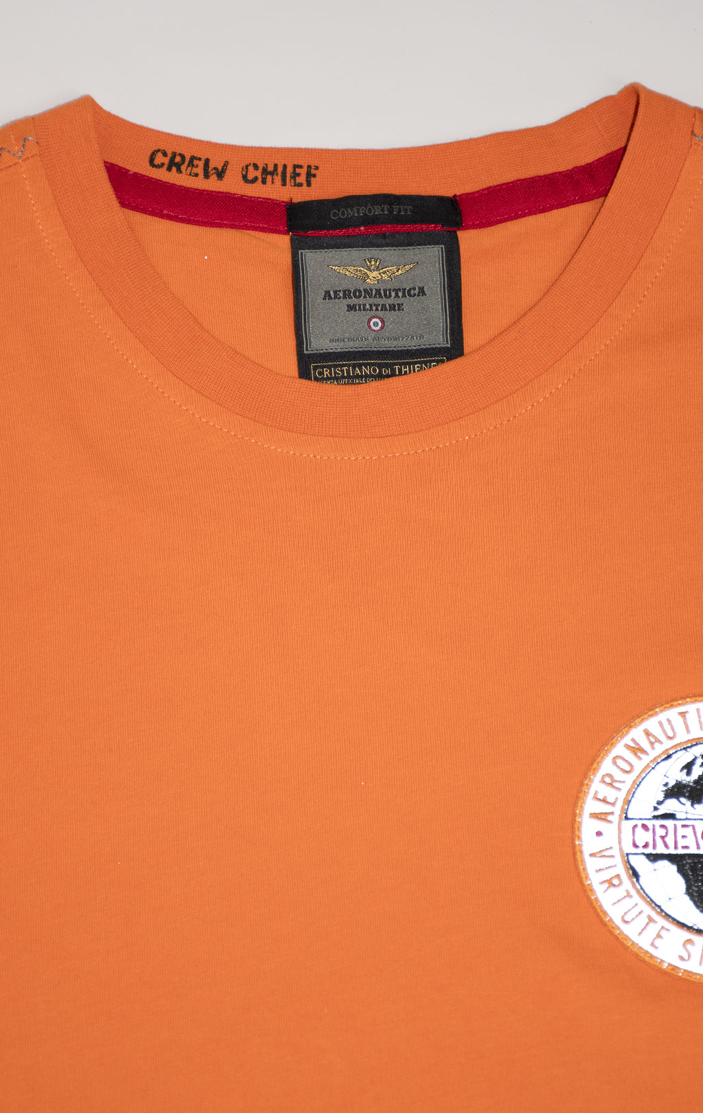 Футболка AERONAUTICA MILITARE SS 24/TR carrot orange (TS 2209) 