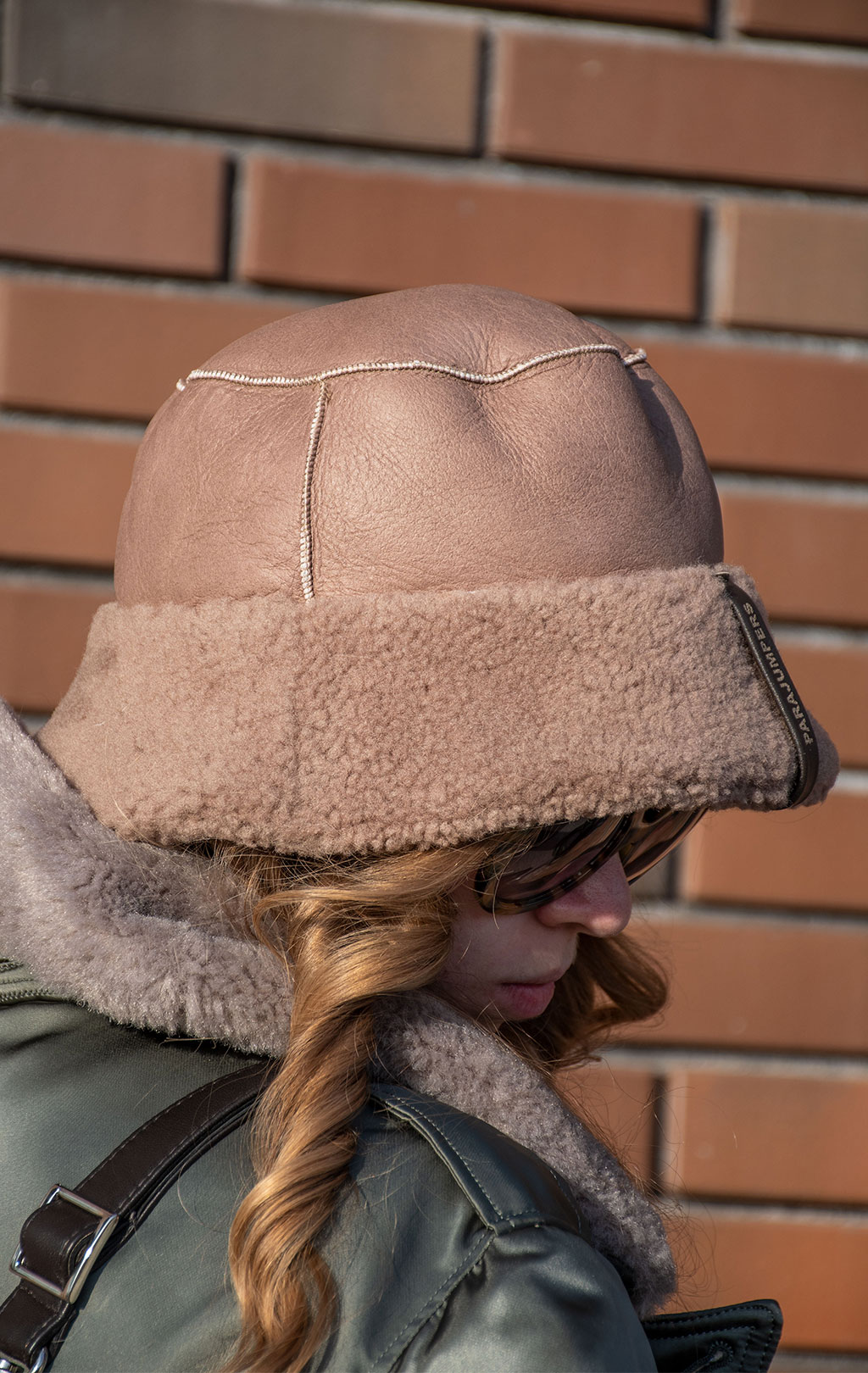 Женская панама PARAJUMPERS FLUFFY BUCKET FW 24/25 almond 