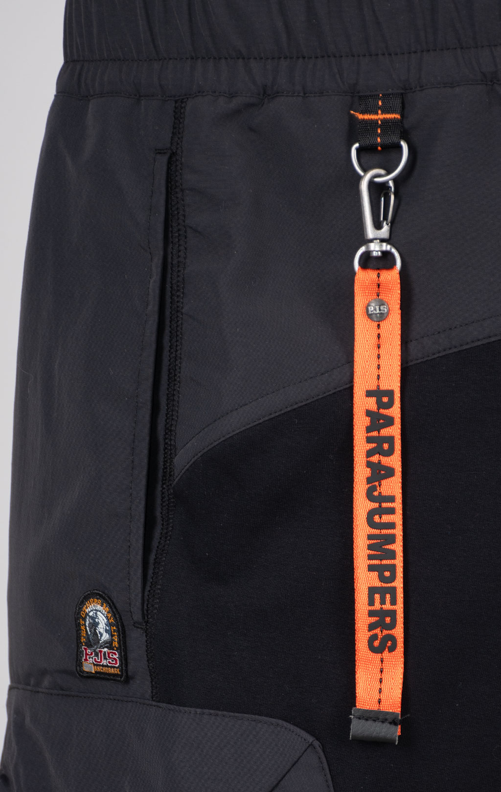 Брюки трикотажные PARAJUMPERS OSAGE с карманами SS 25 m black 