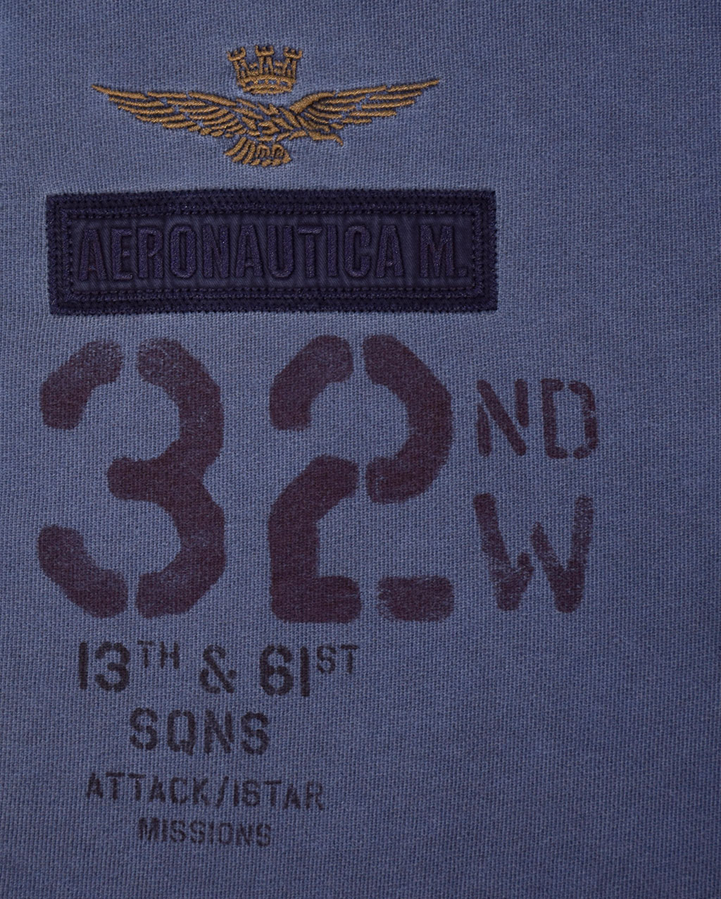 Толстовка AERONAUTICA MILITARE blue navy (FE 1328) 