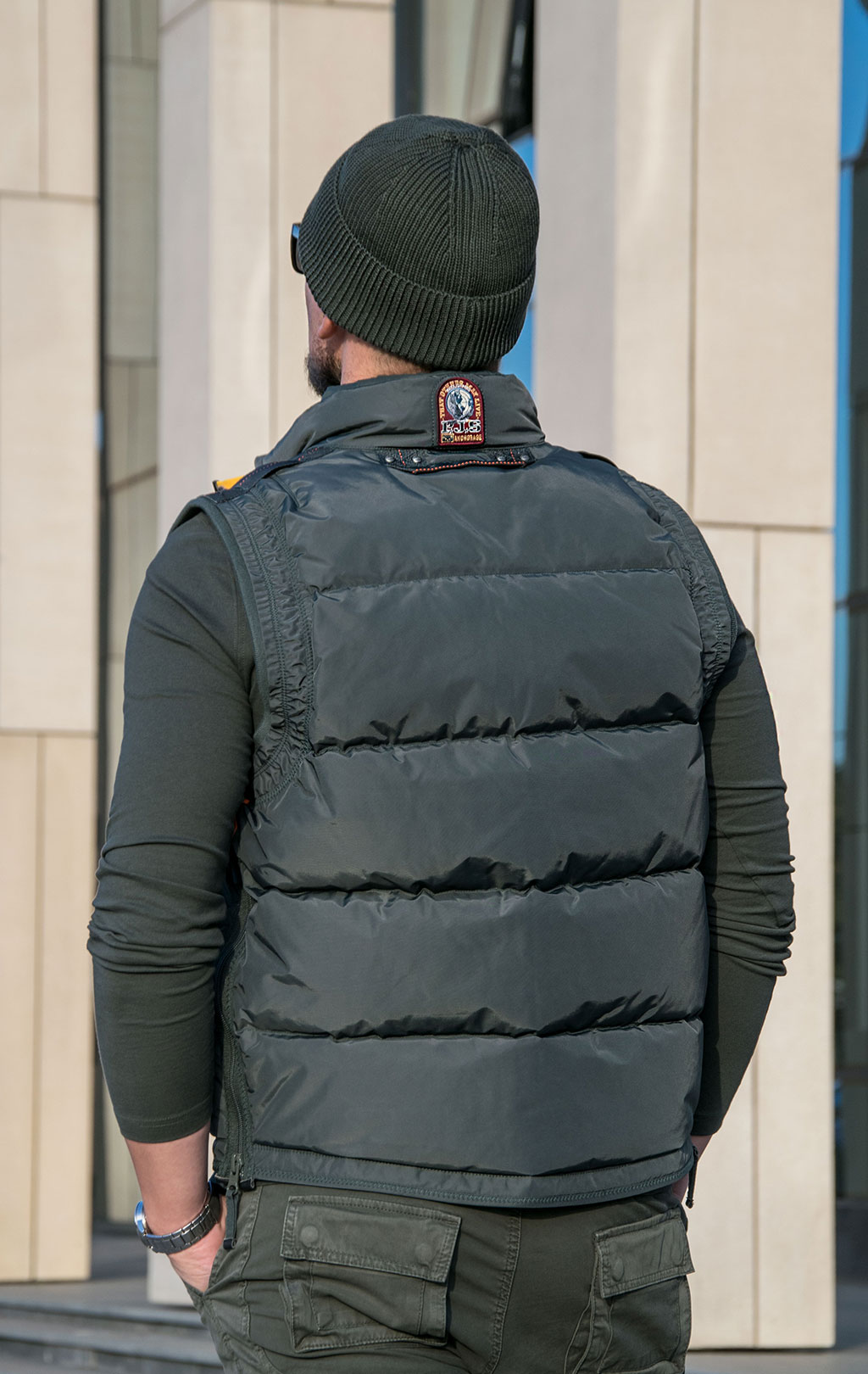 Жилет пуховой PARAJUMPERS KOBUK FW 23/24 green gables 