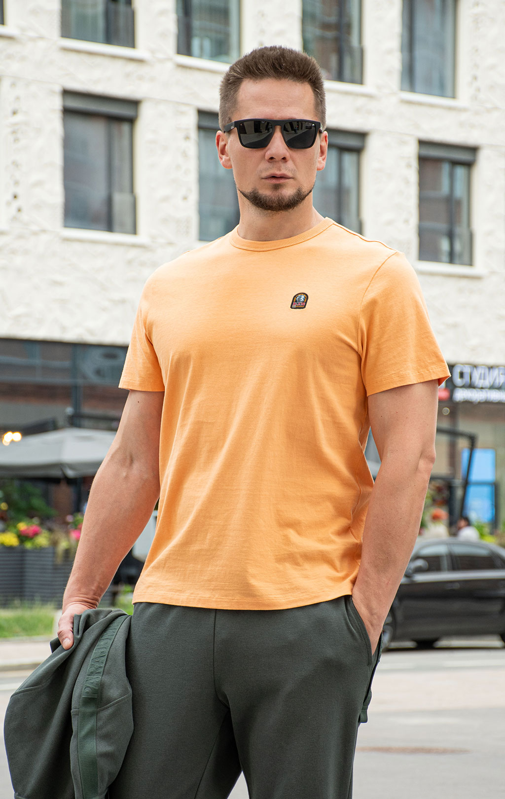 Футболка PARAJUMPERS ELIO TEE SS 26 apricot nectar 