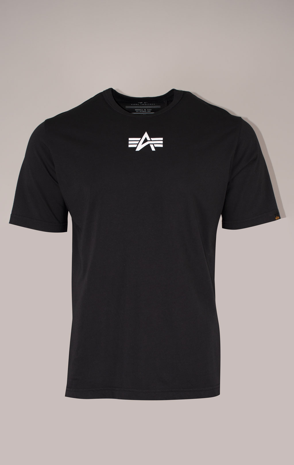Футболка ALPHA INDUSTRIES BORN OF PURPOSE TEE плотная FW 24/25 black 