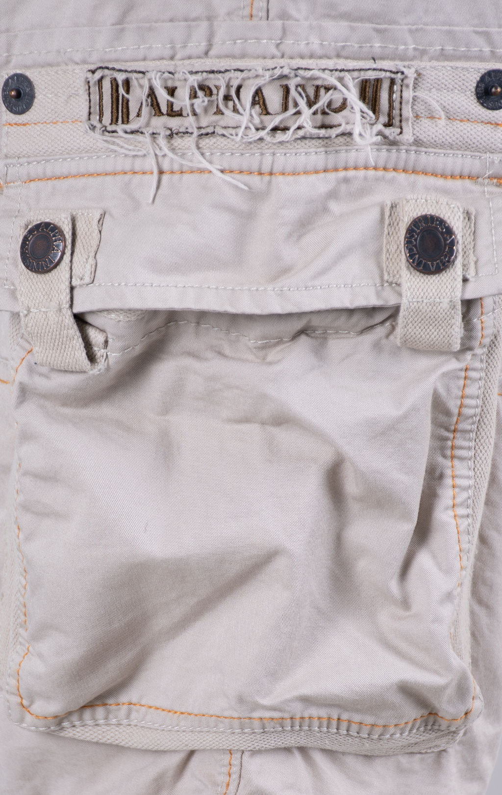 Шорты карго ALPHA INDUSTRIES TERMINAL biege overdied 