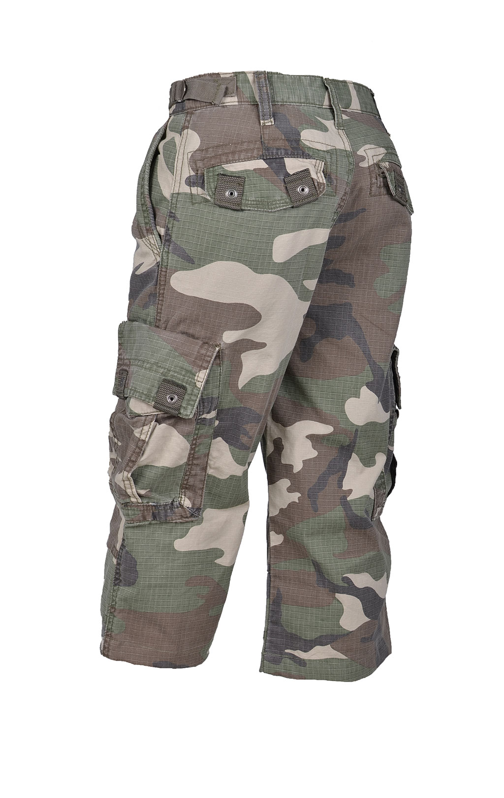 Детские шорты карго удлинённые Fostex GIOVANNI camo woodland 