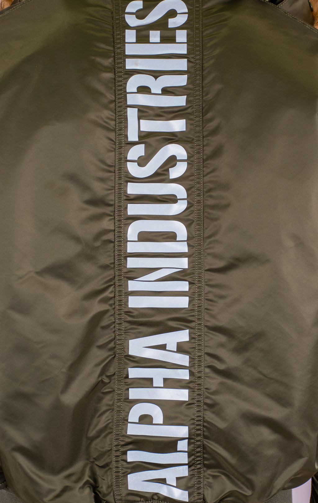 Аляска короткая ALPHA INDUSTRIES 45P HOODED CUSTOM dark green 