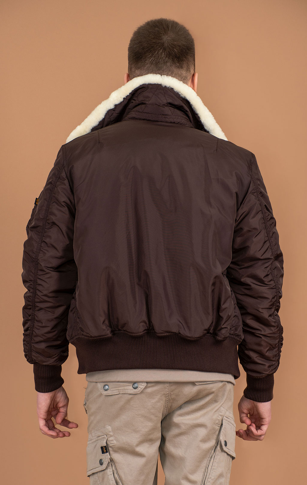 Куртка-пилот ALPHA INDUSTRIES INJECTOR-III hunter brown 