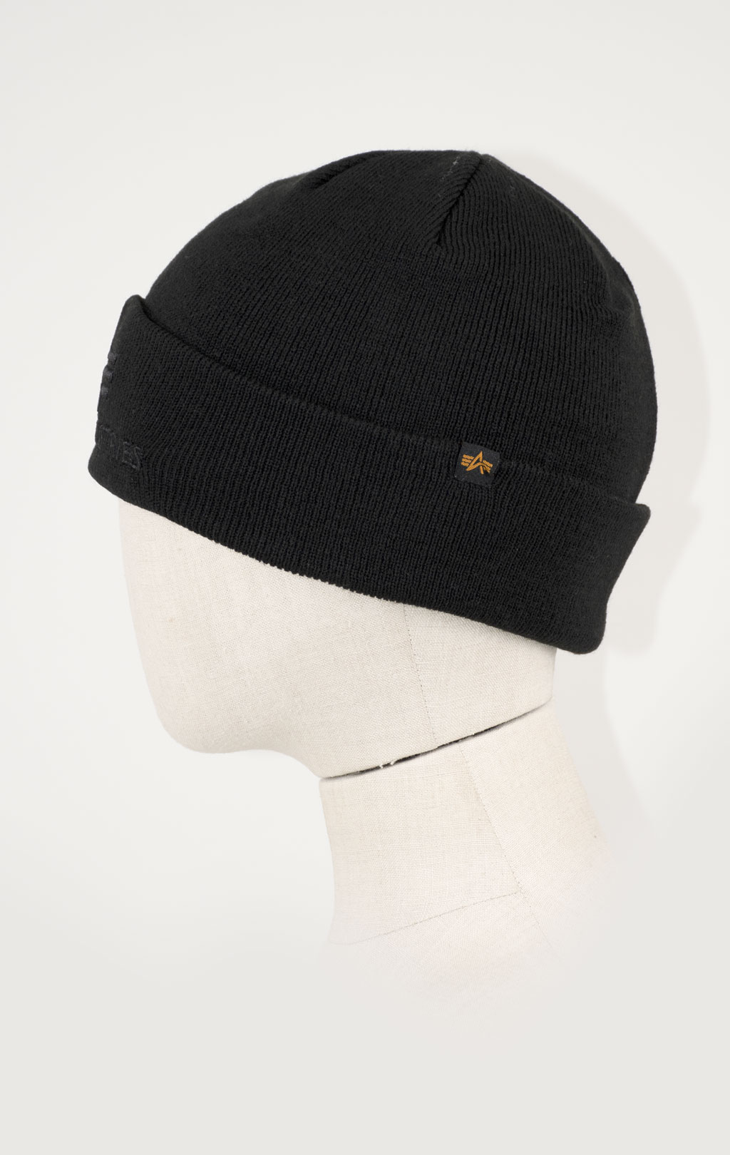 Шапка ALPHA INDUSTRIES 3D BEANIE black 