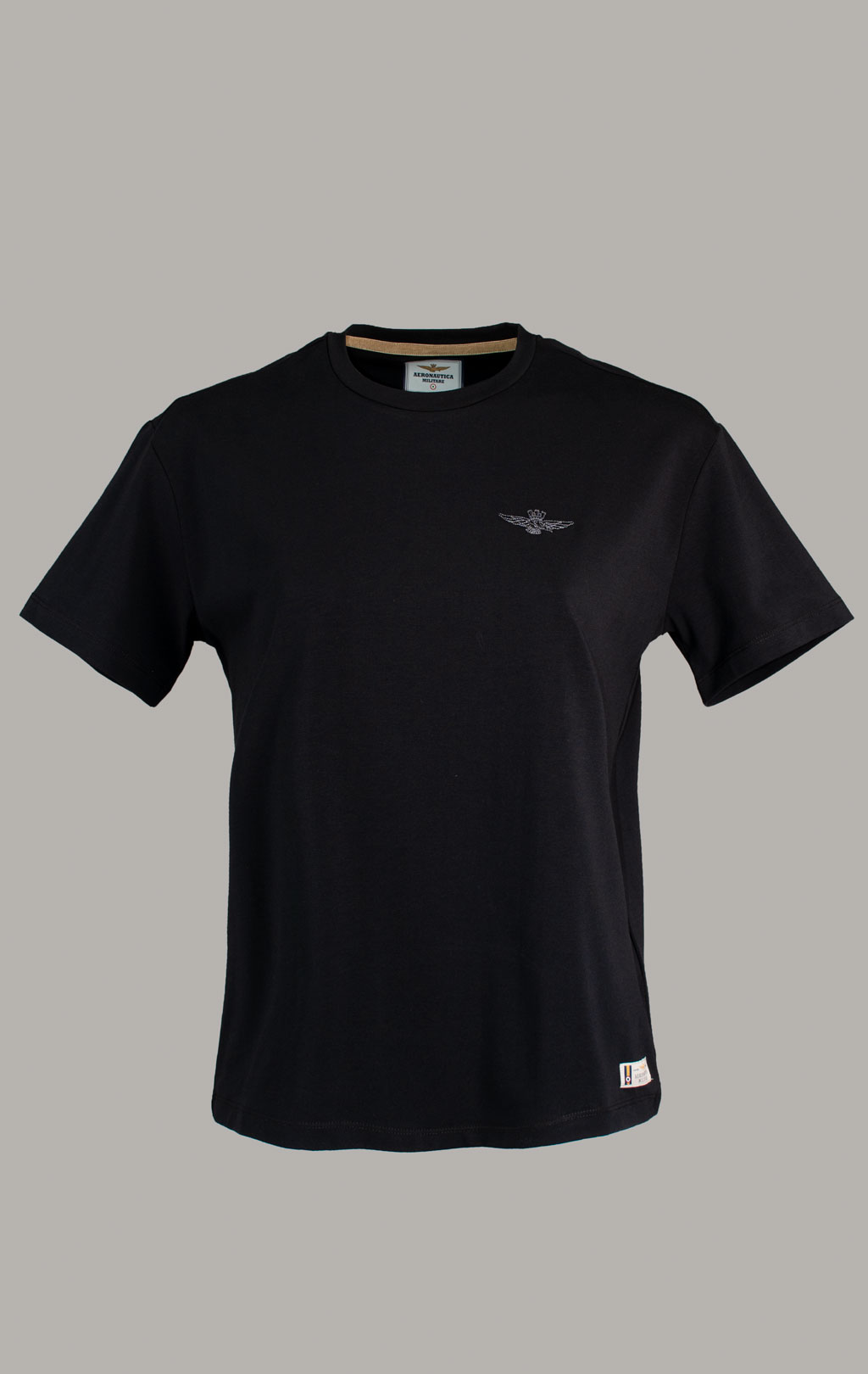 Женская футболка AERONAUTICA MILITARE FW 25/26/TR nero (TS 2461) 