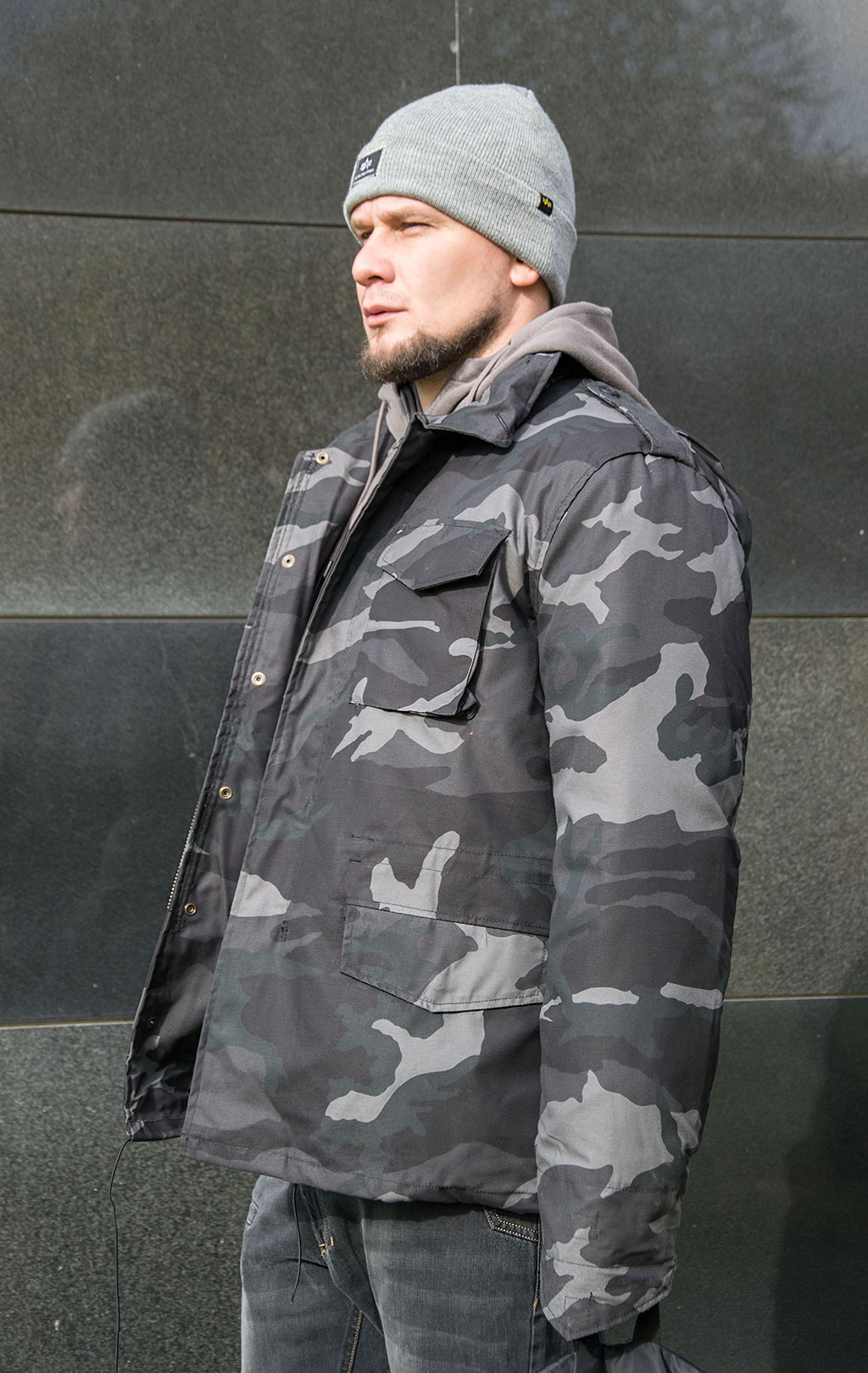 Куртка Surplus M-65 с подстёжкой camo black 