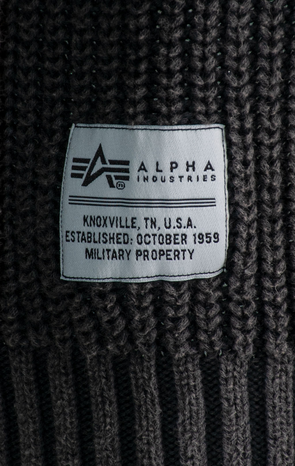 Свитер ALPHA INDUSTRIES ACID PULLOVER black 
