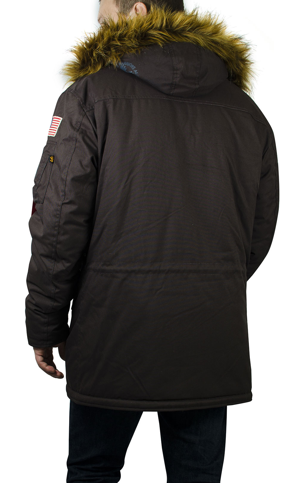 Аляска ALPHA INDUSTRIES POLAR vintage brown 