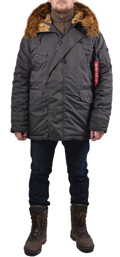 Аляска ALPHA INDUSTRIES EXPLORER rep. grey 