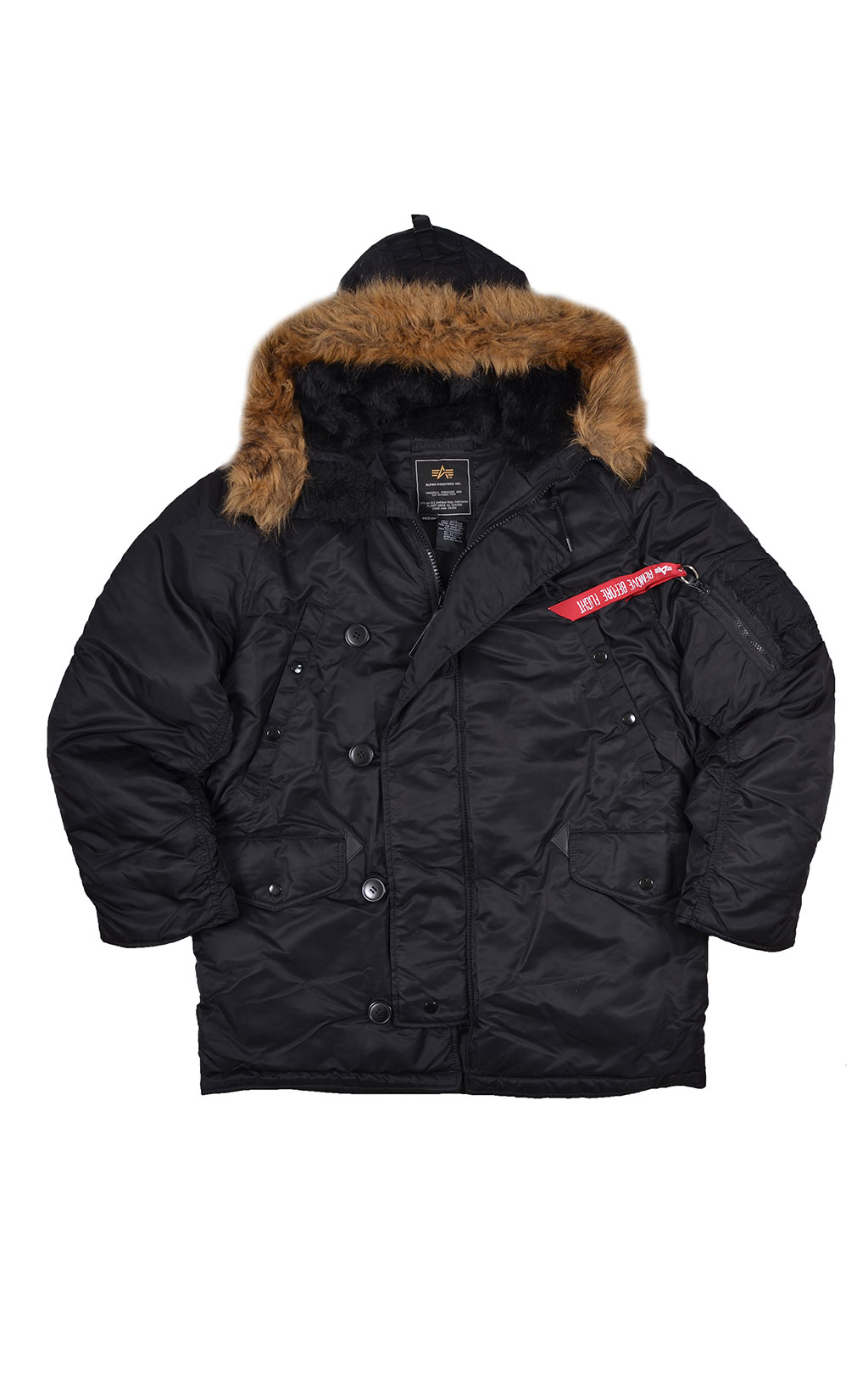 Аляска ALPHA INDUSTRIES CLASSIC big size N-3B black 