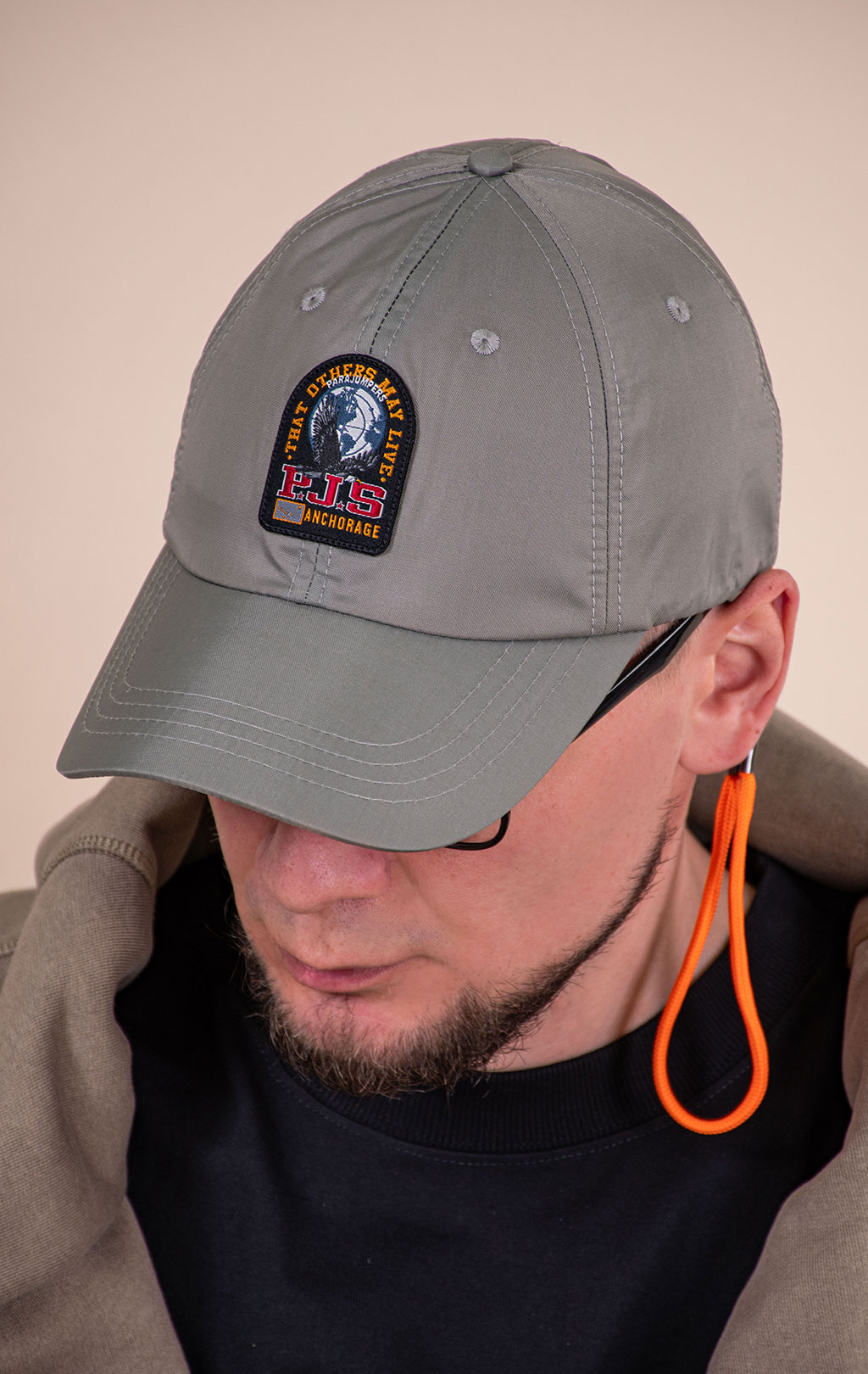 Бейсболка PARAJUMPERS BRAVO CAP SS 26 ashen sage 