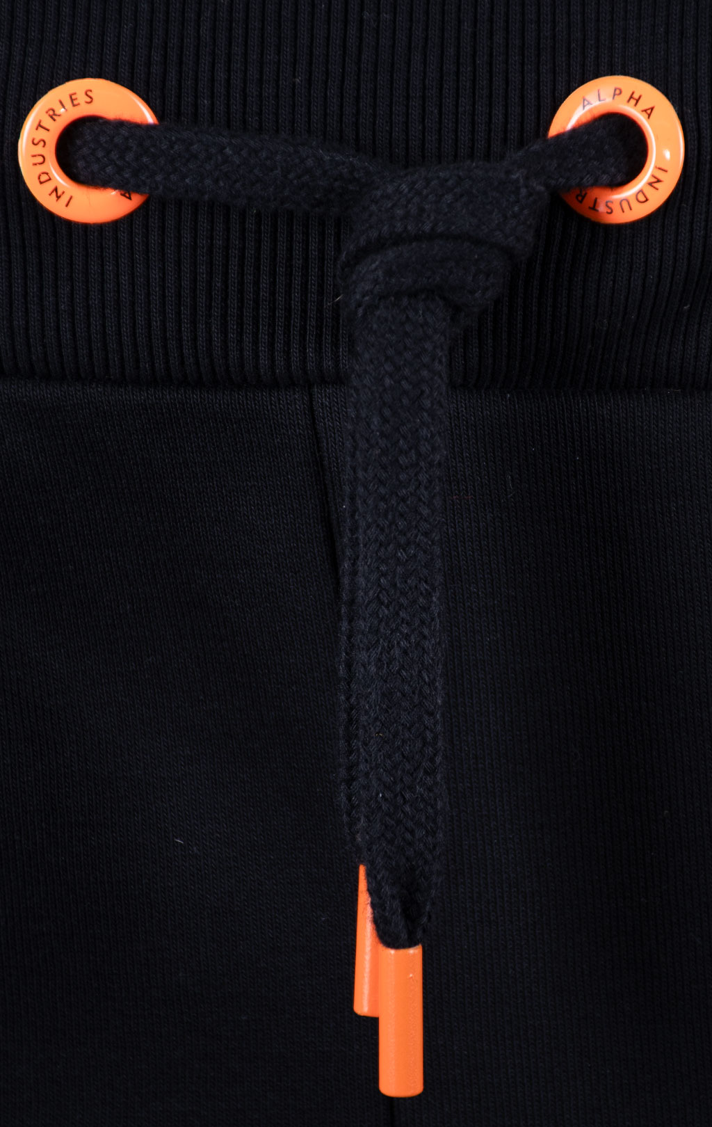 Брюки спортивные джоггеры ALPHA INDUSTRIES DEFENCE JOGGER black/orange 