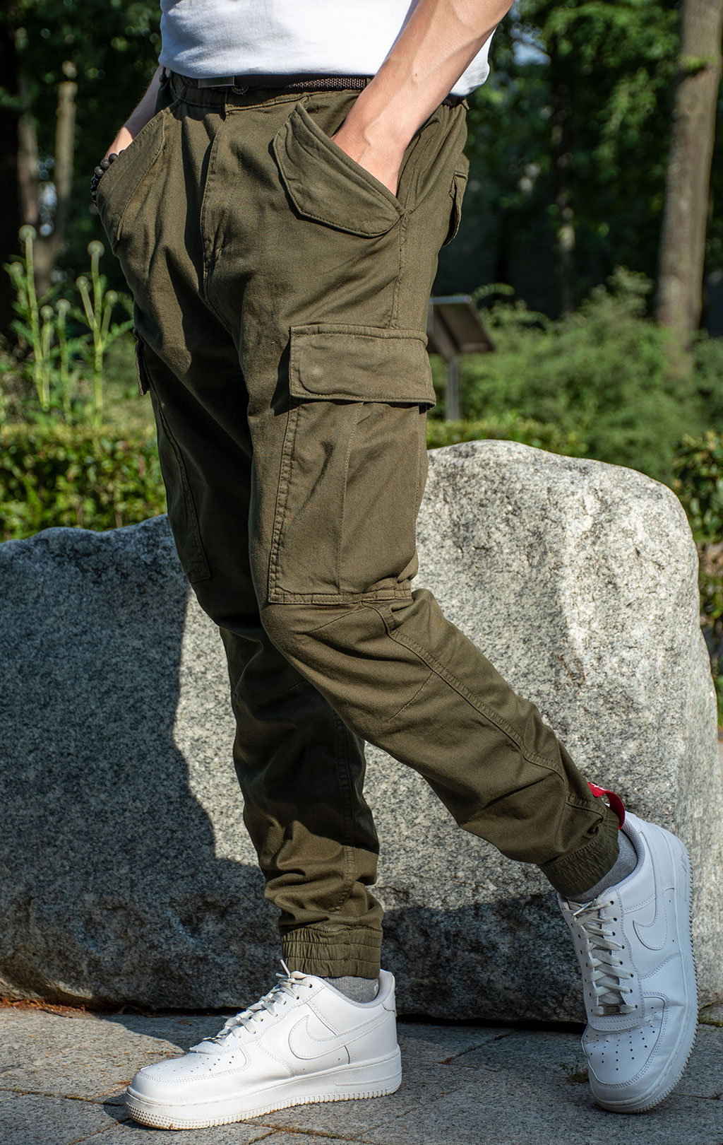 Брюки-карго ALPHA INDUSTRIES AIRMAN dark olive 