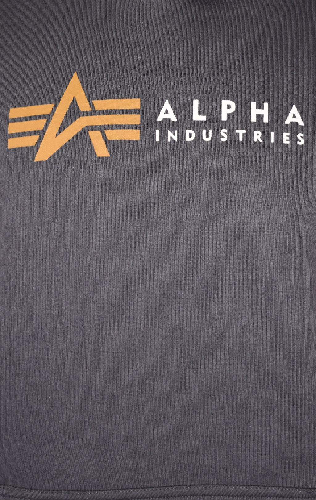 Толстовка ALPHA INDUSTRIES ALPHA LABEL HOODY greyblack 