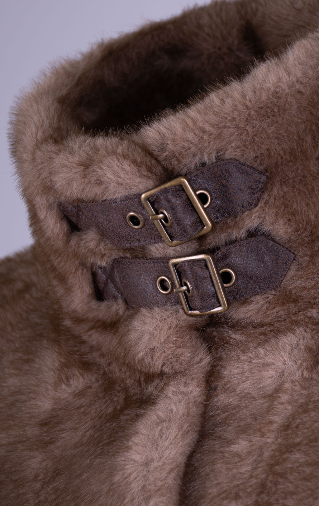 Женская куртка меховая AERONAUTICA MILITARE FW 26/27/CN chestnut brown (AB 3067) 
