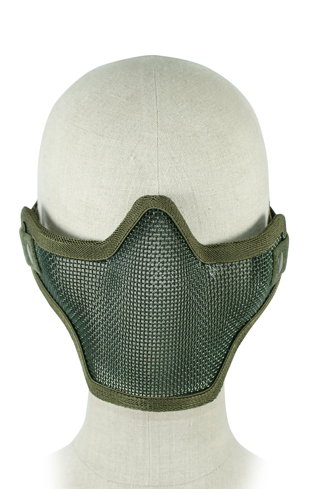 Маска тактическая металл Fostex полулицевая green 