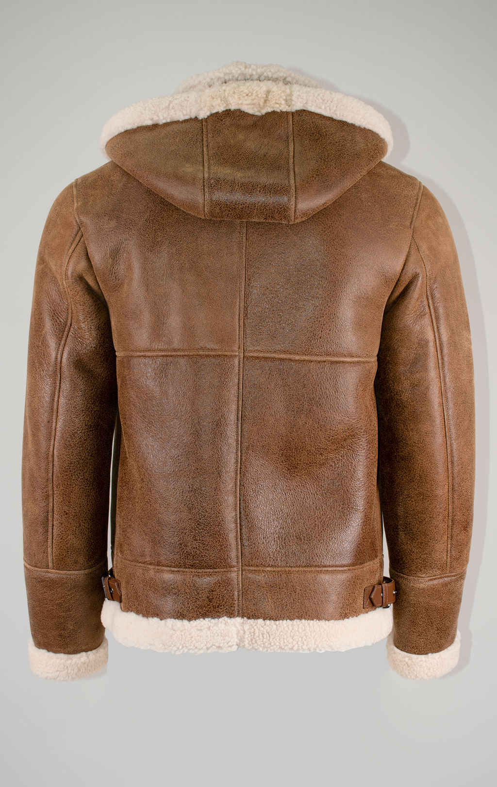 Куртка-пилот KODZIC B-3 HOODED SLIM FIT овчина FW 25/26 vintage khaki 