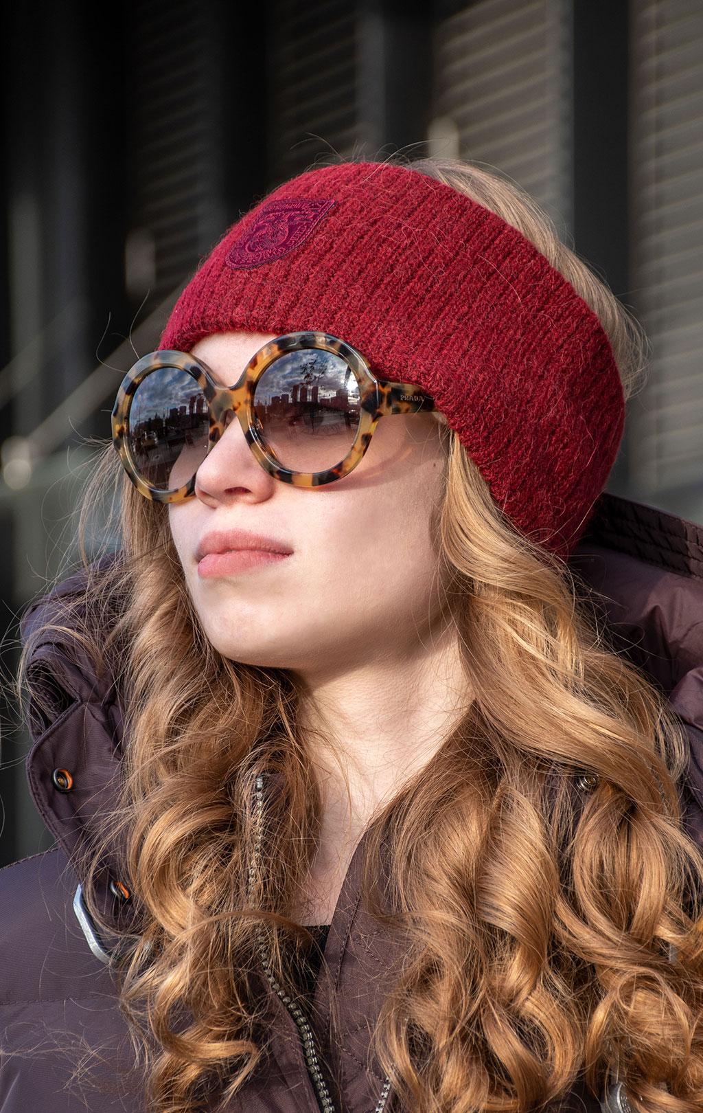 Женская повязка PARAJUMPERS ALPACA BAND FW 24/25 amarone 