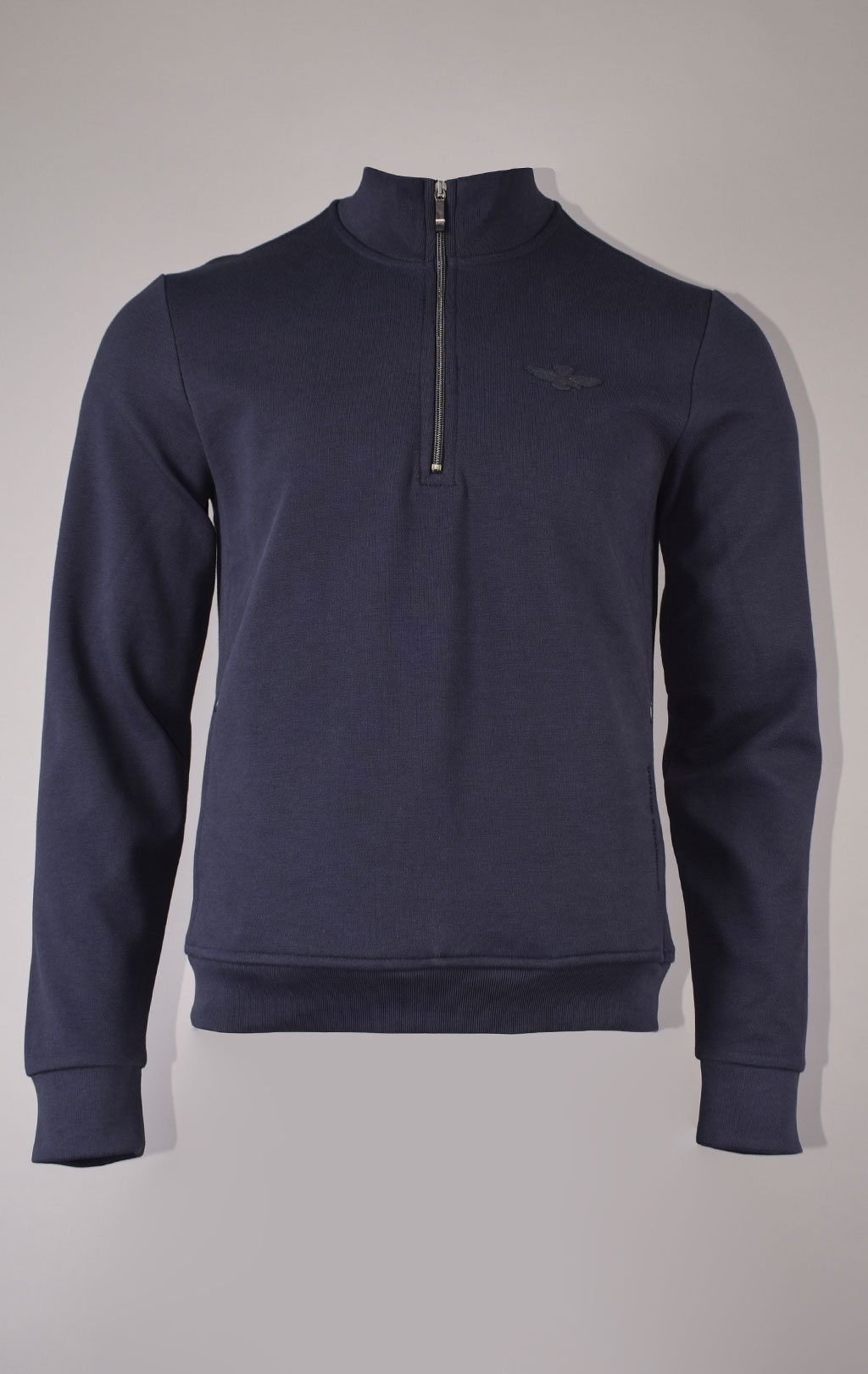 Свитшот AERONAUTICA MILITARE big size FW 23/24/TR dark blue (FE 1815) 