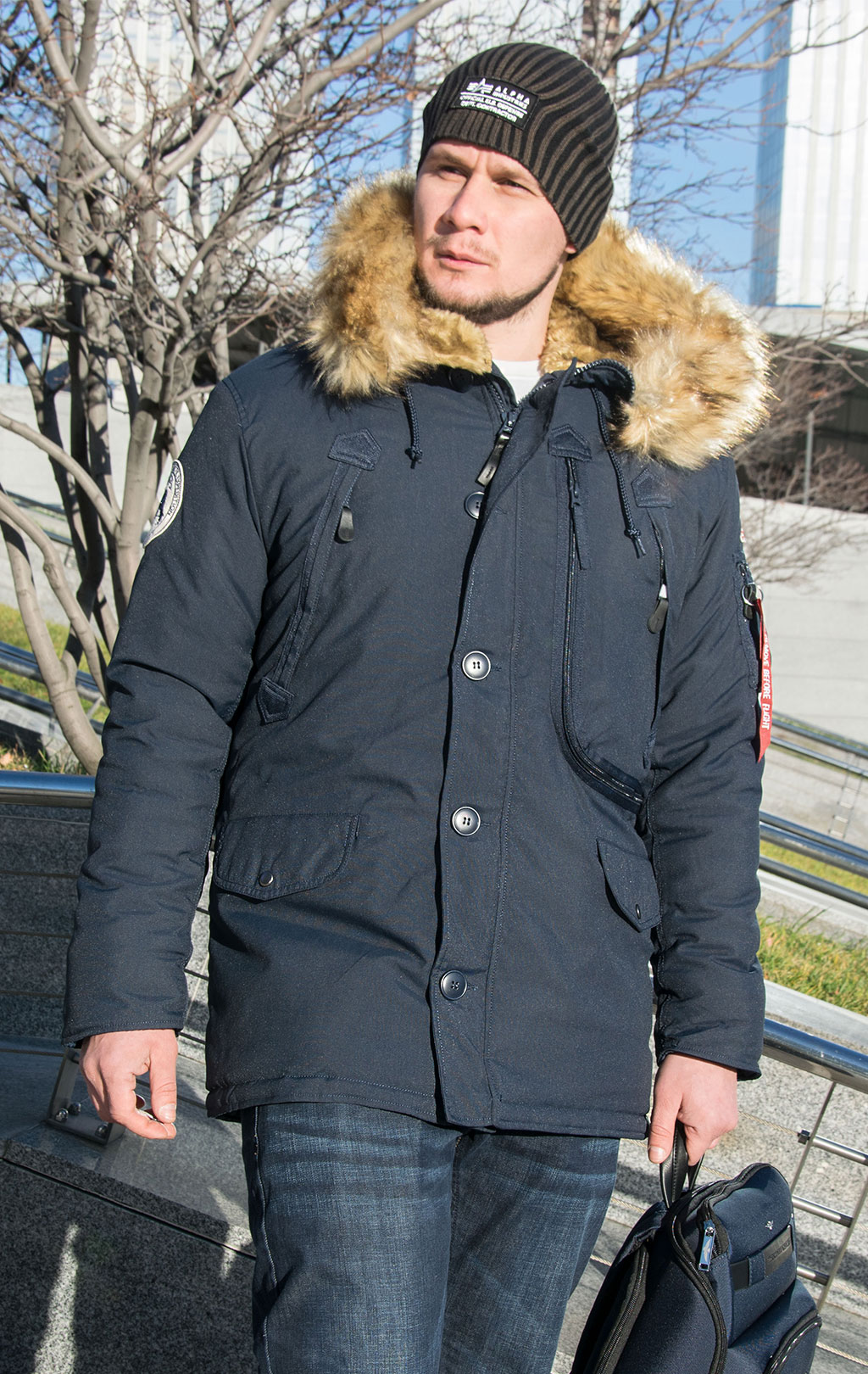 Аляска ALPHA INDUSTRIES POLAR rep. blue 