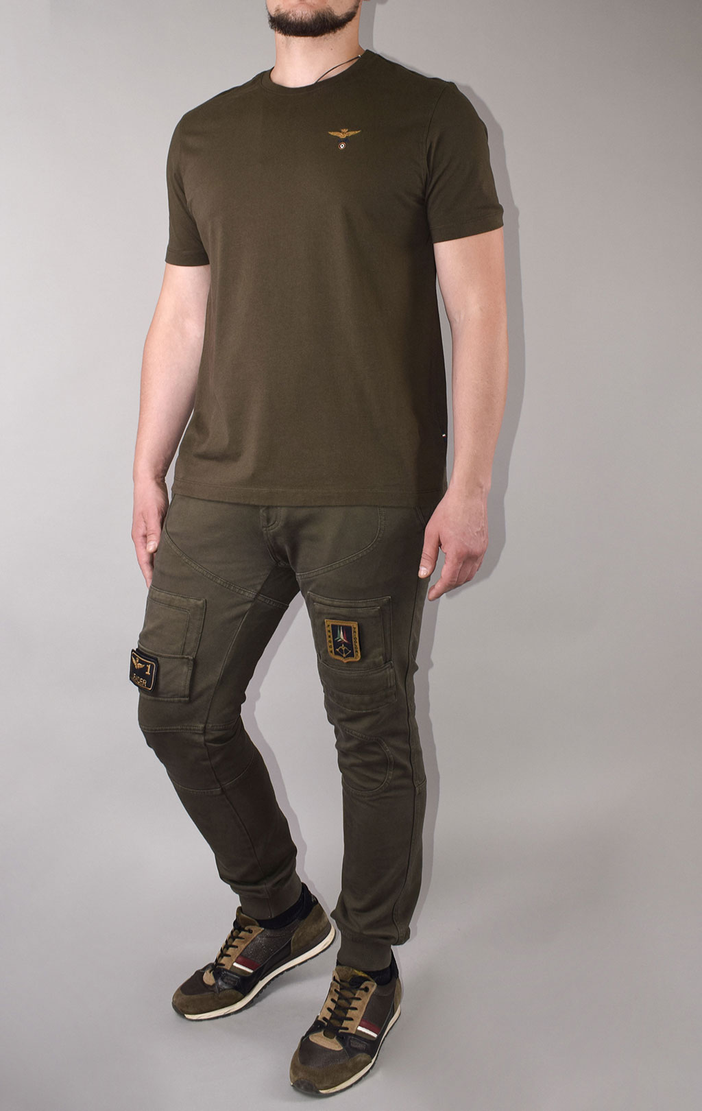 Футболка AERONAUTICA MILITARE FW 20/21/TR verde scuro (TS 1780) 