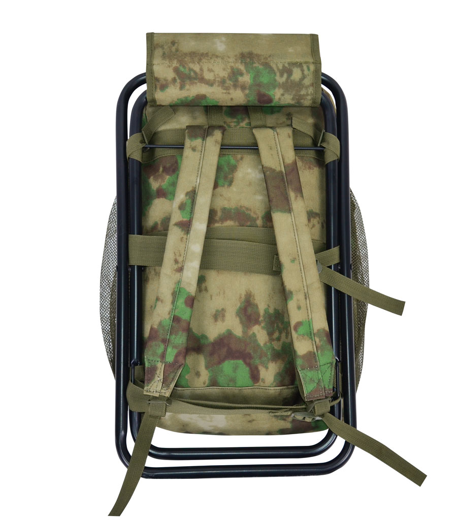 Рюкзак-стул Mil-Tec green camo 