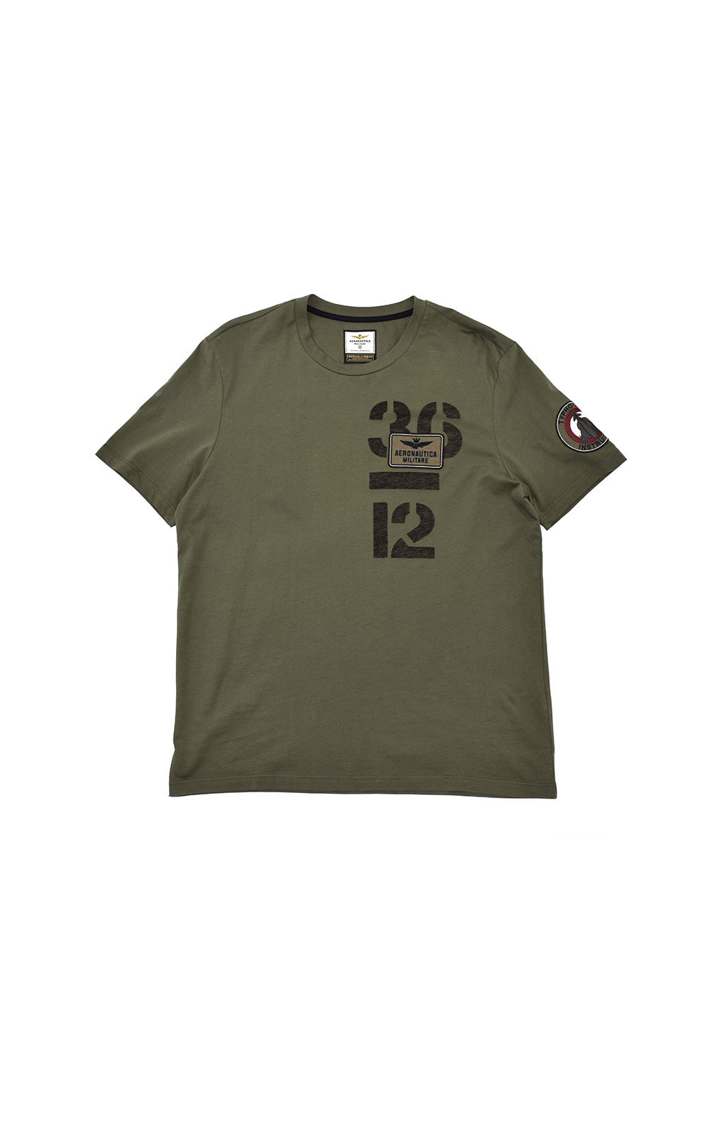 Футболка AERONAUTICA MILITARE SS 21/TR verde scuro (TS 1868) 