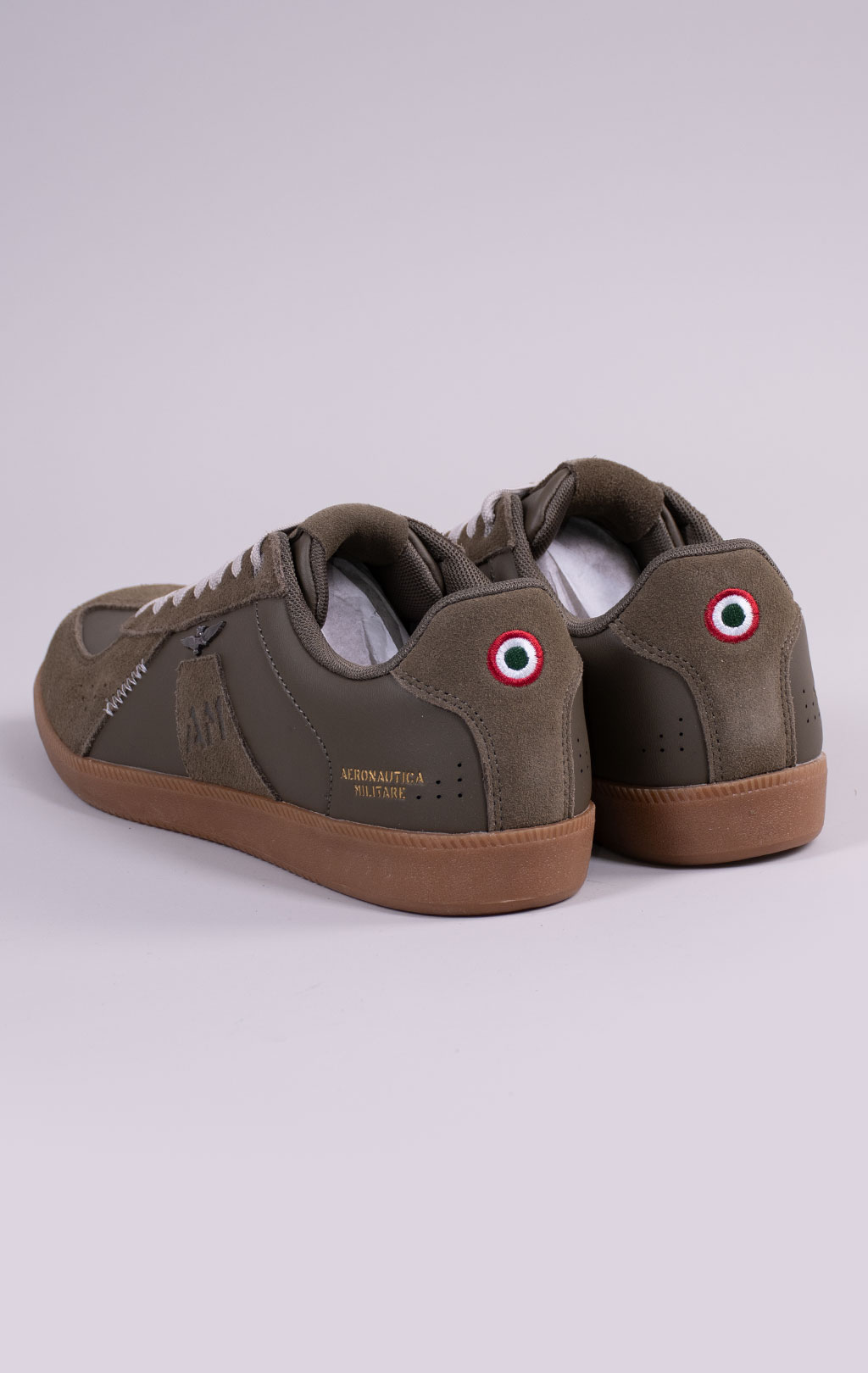 Кроссовки AERONAUTICA MILITARE (SC 0315) SS 26/CN verde militare 