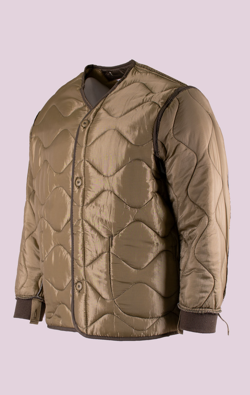 Подстежка TEESAR M-65 CLASSIC с карманами и манжетами olive 