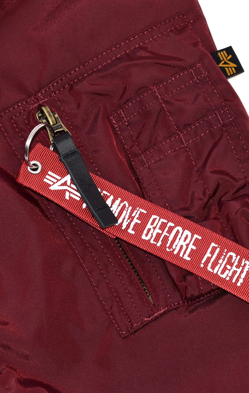 Ветровка-бомбер ALPHA INDUSTRIES MA-1 TT burgundy 