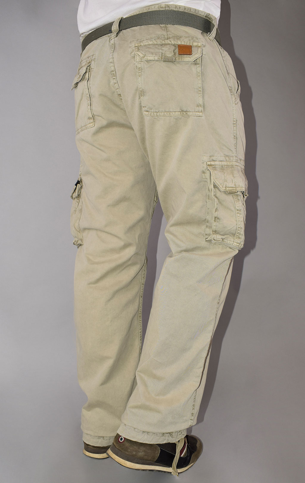 Брюки-карго ALPHA INDUSTRIES JET PANT big size bone white (#101212) 