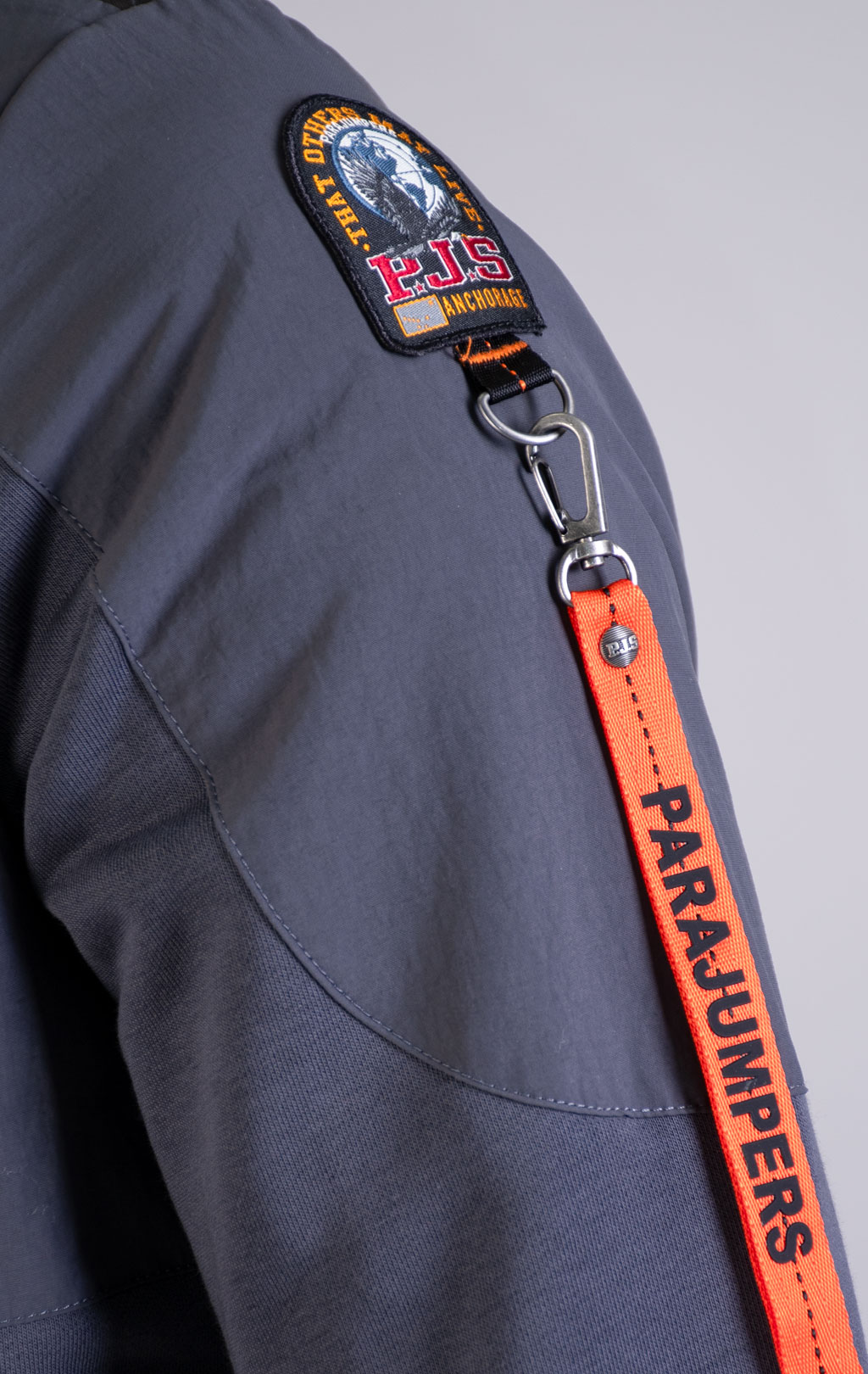 Толстовка комбинированная PARAJUMPERS JANGO FW 25/26 phantom 