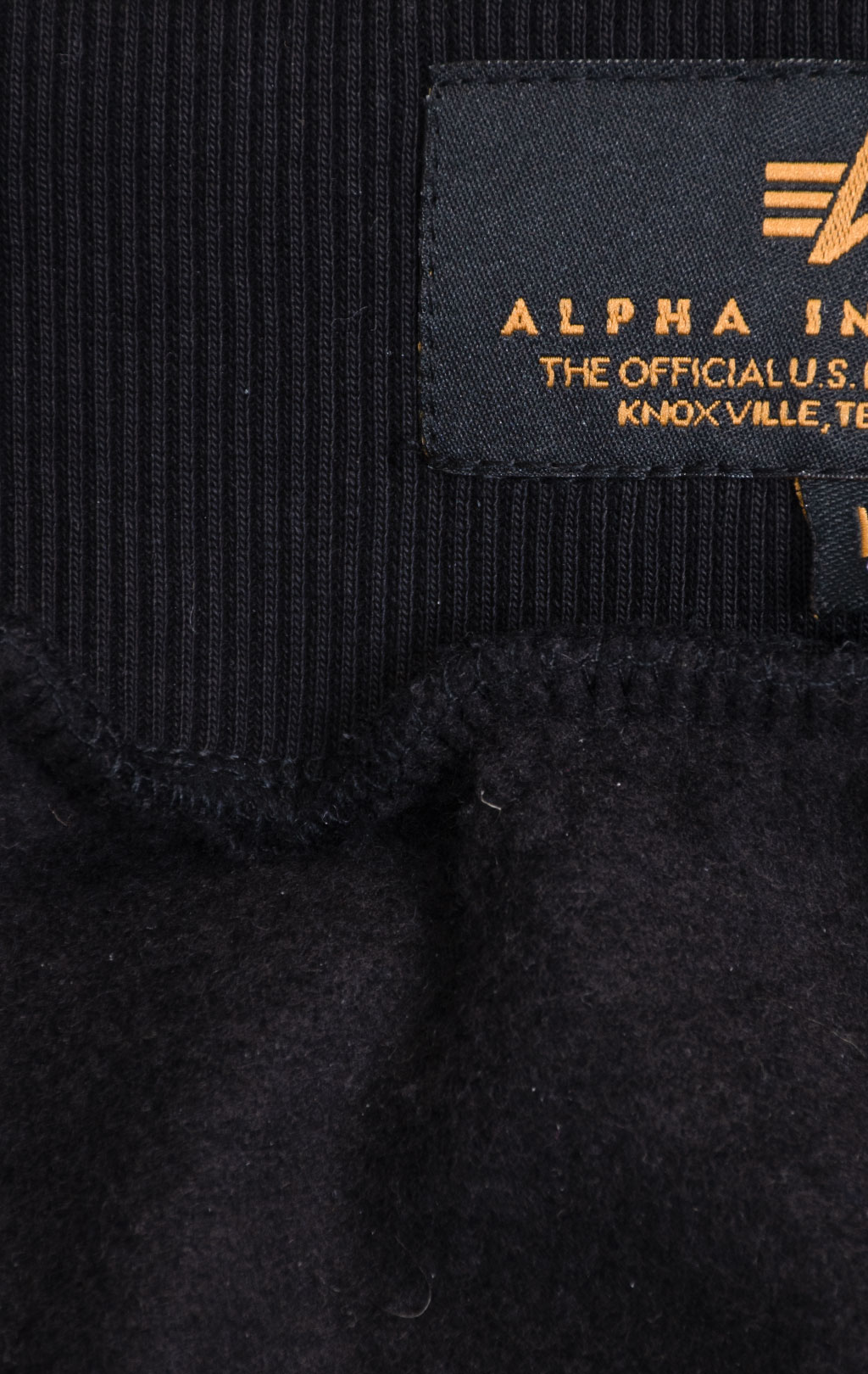 Брюки спортивные джоггеры ALPHA INDUSTRIES DEFENCE JOGGER black/orange 