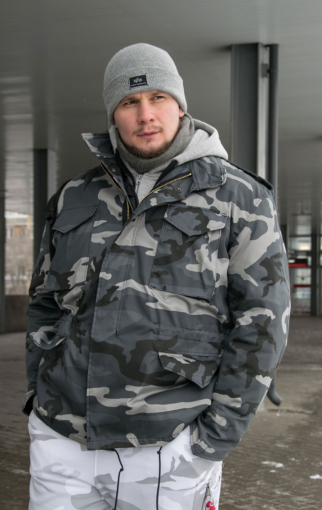 Куртка Mil-Tec M-65 CLASSIC с подстёжкой dark camo 