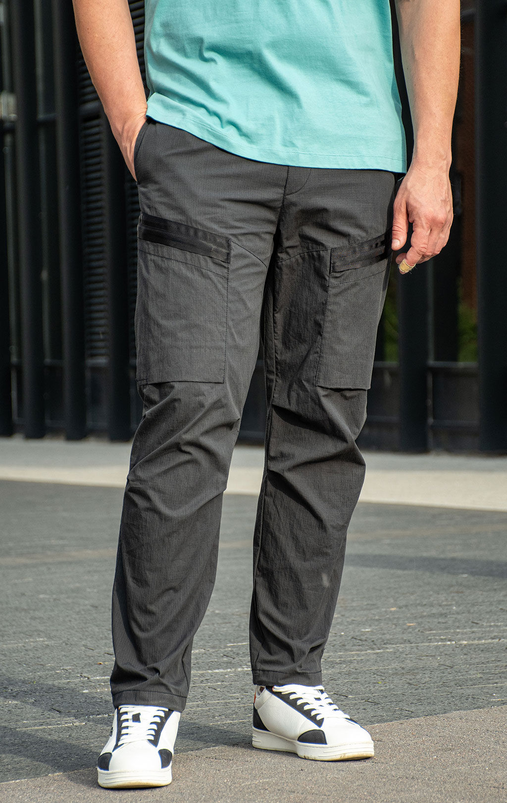 Брюки-карго PARAJUMPERS STOW SS 26 black 
