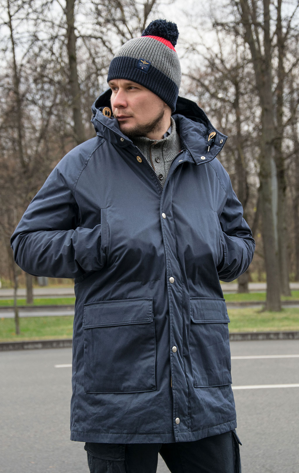 Парка HOLUBAR DEER HUNTER LONG new blue 