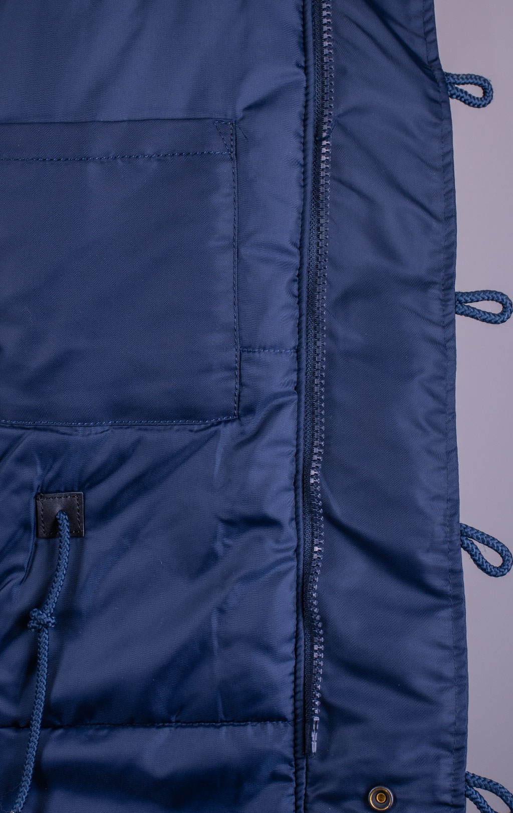 Аляска ALPHA INDUSTRIES CLASSIC N-3B натур. мех rep. blue 