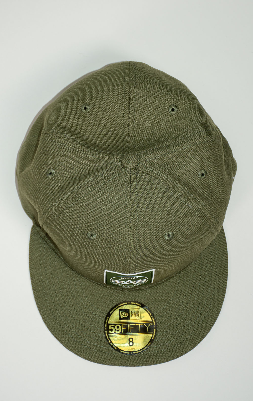 Бейсболка ALPHA INDUSTRIES ALPHA INDUSTRIES 59 big size FW 25/26 olive 
