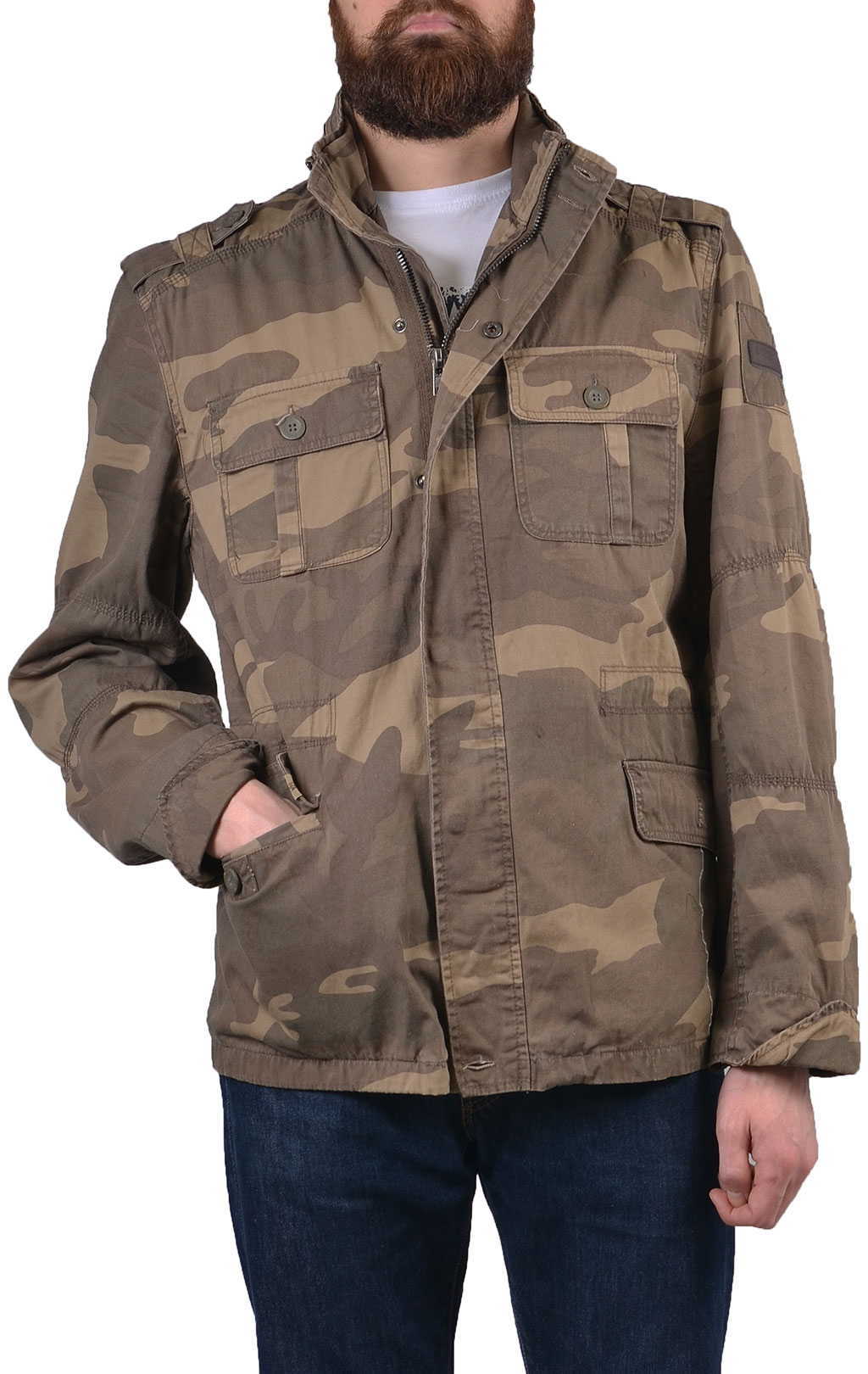 Ветровка Surplus M-65 DELTA BRITANIA camo woodland 