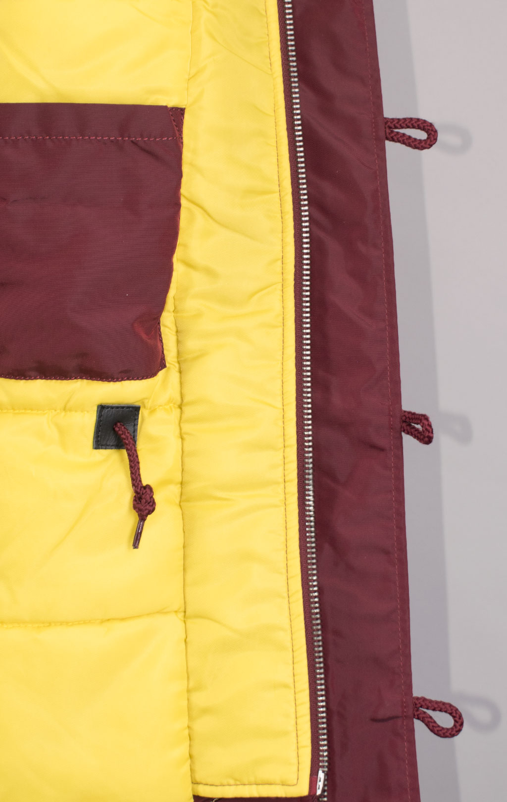 Женская аляска ALPHA INDUSTRIES N-3B PPS натур. мех burgundy 