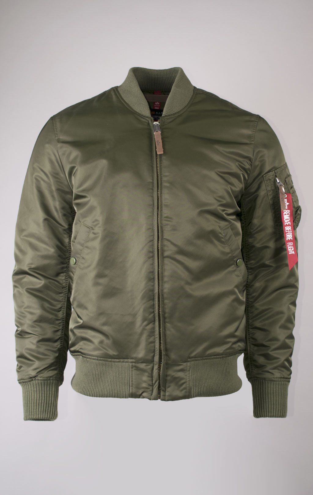 Бомбер ALPHA INDUSTRIES MA-1 VF 59 LONG dark green 
