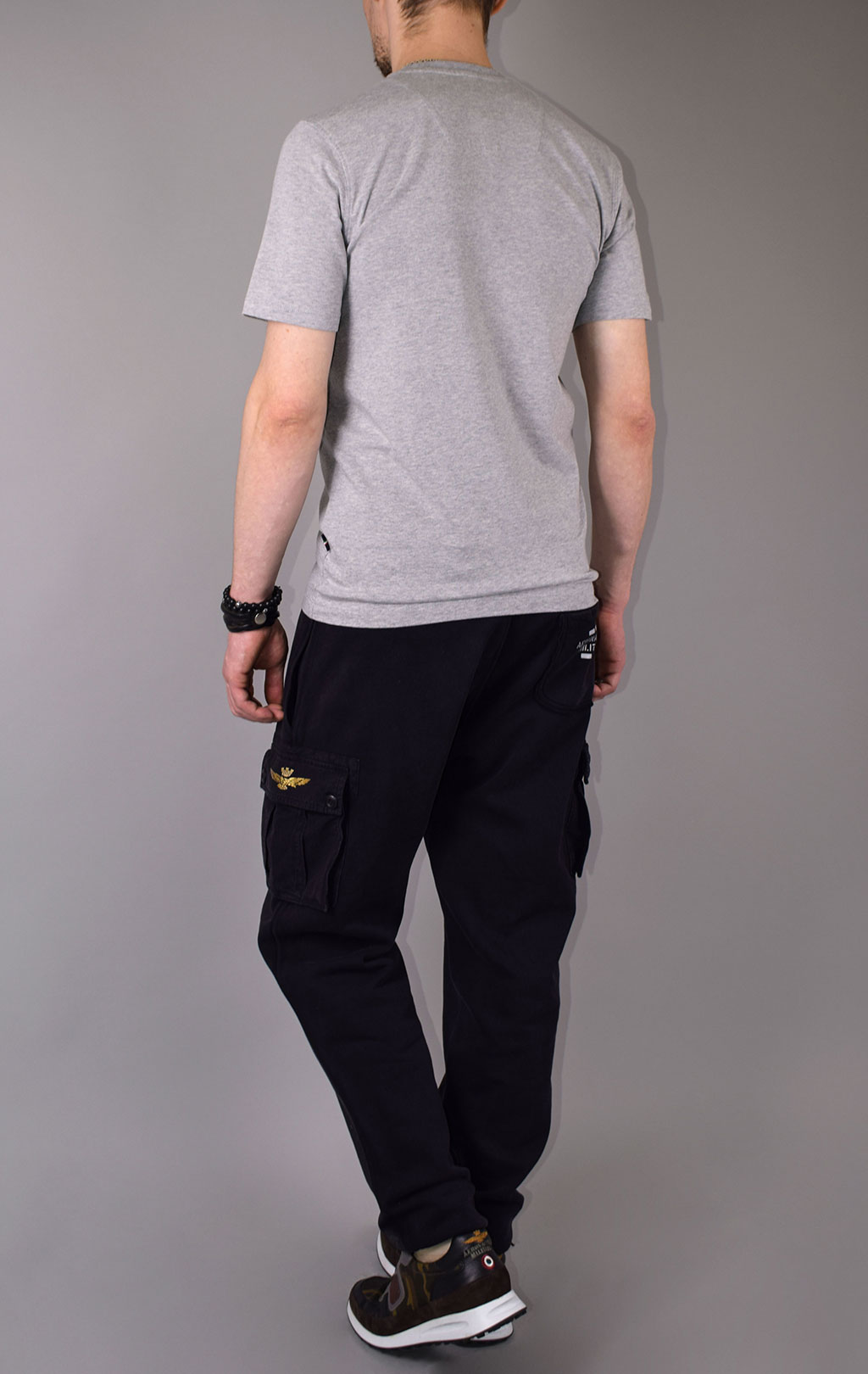Футболка AERONAUTICA MILITARE SS 20 grigio melange (TS 1698) 