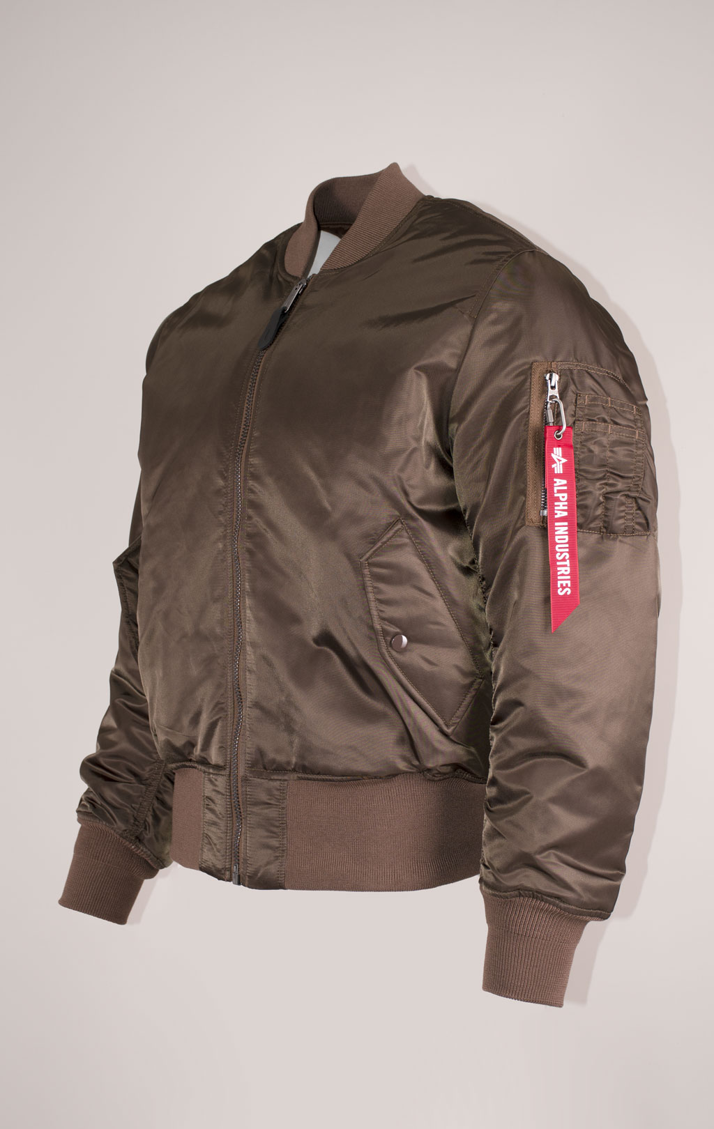 Бомбер ALPHA INDUSTRIES MA-1 original fit FW 24/25 chocolate 