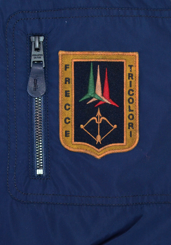 Ветровка-бомбер AERONAUTICA MILITARE blue navy (AB 1559) 