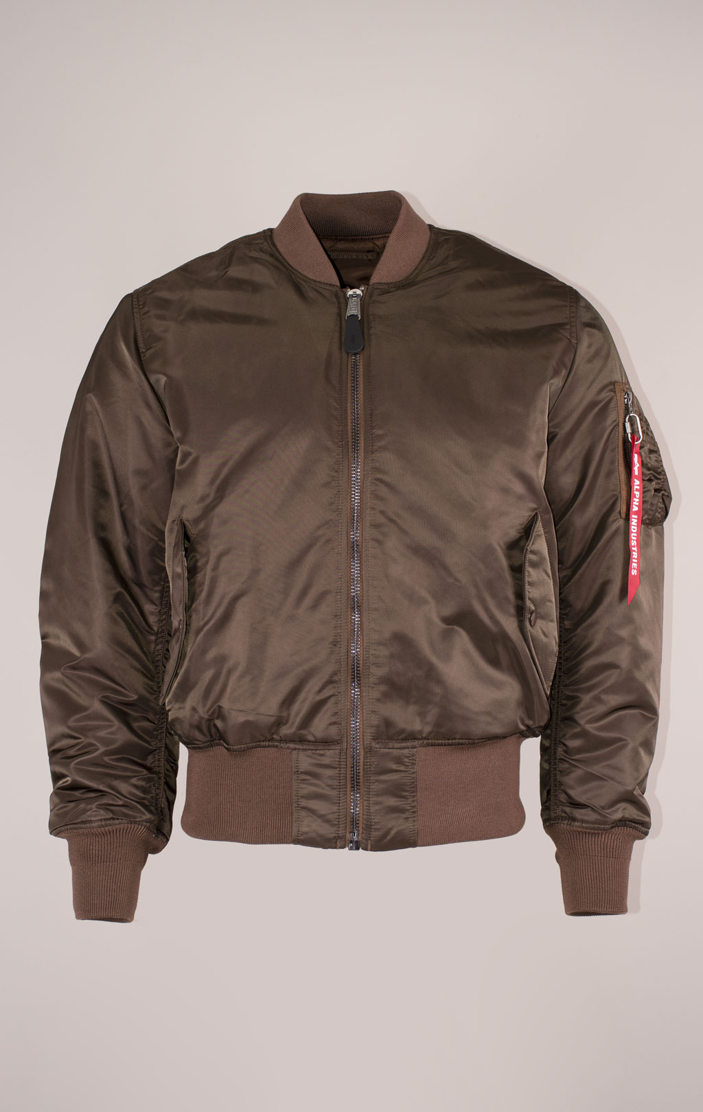 Бомбер ALPHA INDUSTRIES MA-1 original fit FW 24/25 chocolate 